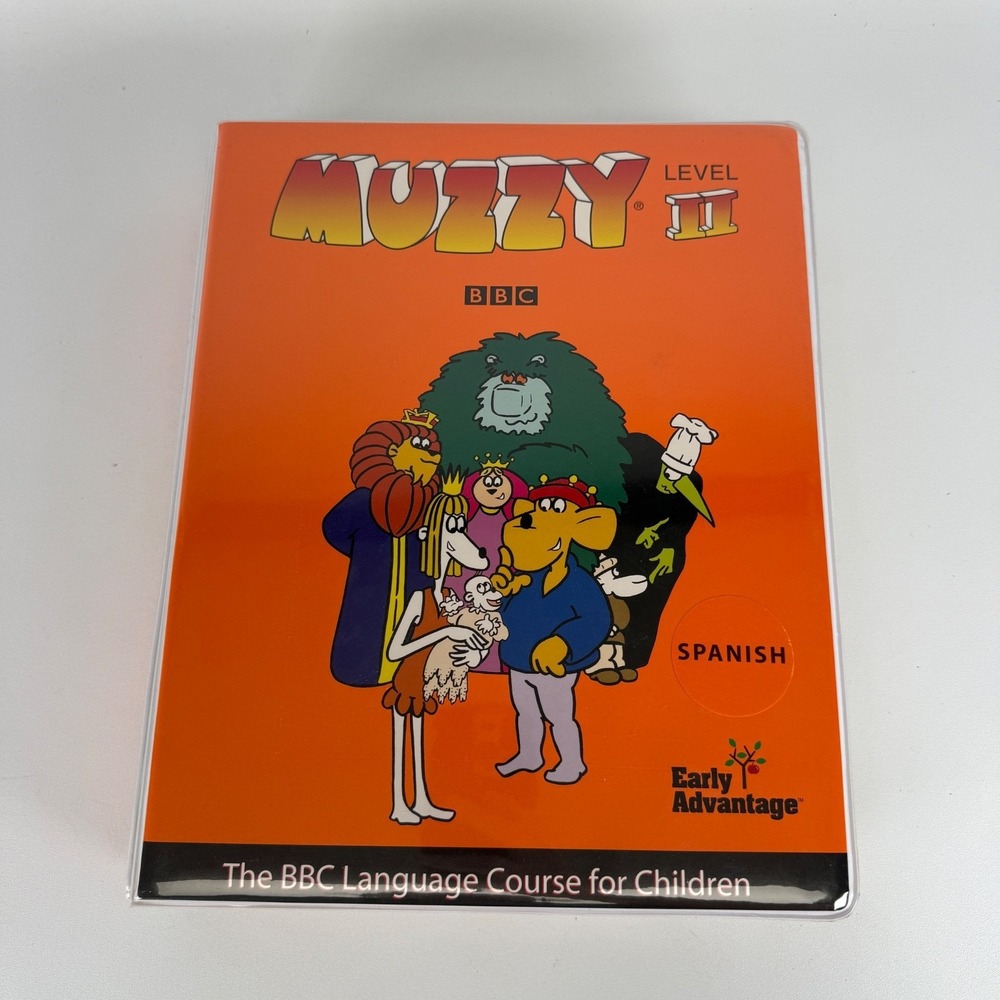 Muzzy BBC Language Course Spanish Level 2 .‎ Complete w/booklet and DVDs Sealed